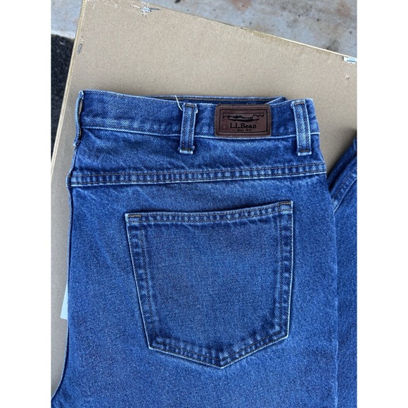 Men's LL Bean Denim Jeans 100% Cotton 40x32‎ Medium Wash - Picture 2 of 8